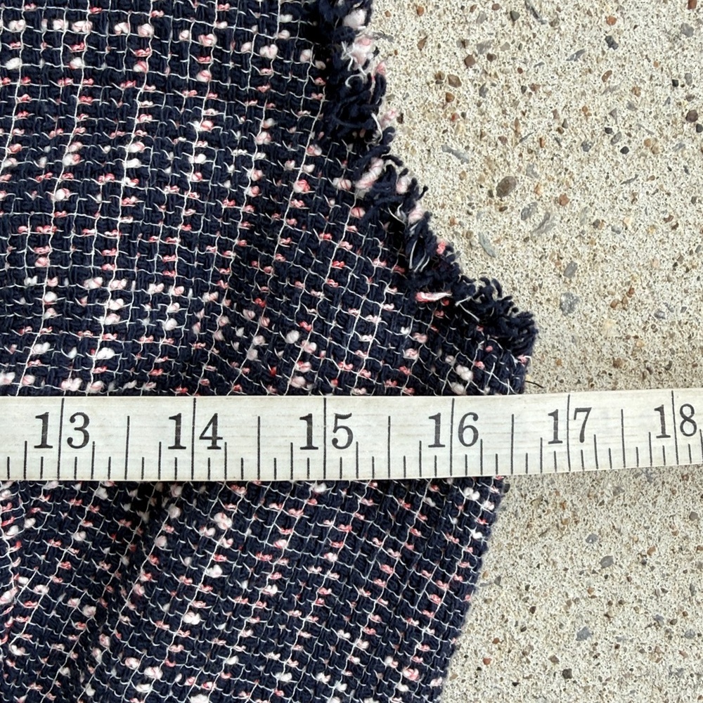 Rebecca Taylor Blue/Pink Sleeveless Tweed Fit & Flare Dress Size 8 - Picture 8 of 14